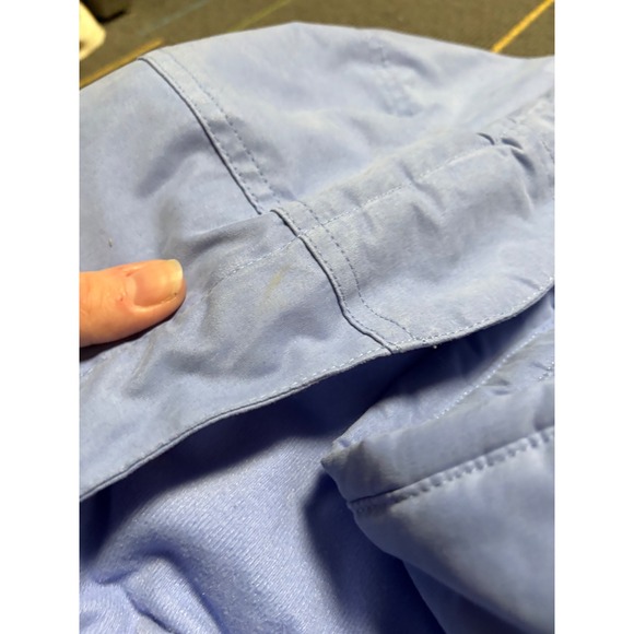 Cabelas Womens Light Blue Hooded Full Zip Waterproof Jacket Size Medium - Picture 16 of 16